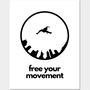 Free Your Movement Parkour Posters and Art